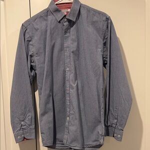 Isaac Mizrahi Boy’s Blue Button-Up Shirt